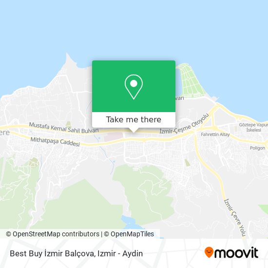 Best Buy İzmir Balçova map