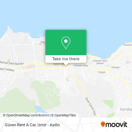 Güven Rent A Car map