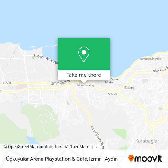 Üçkuyular Arena Playstation & Cafe map