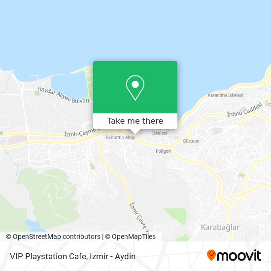 VIP Playstation Cafe map