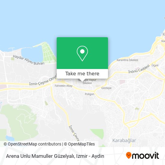 Arena Unlu Mamuller Güzelyalı map