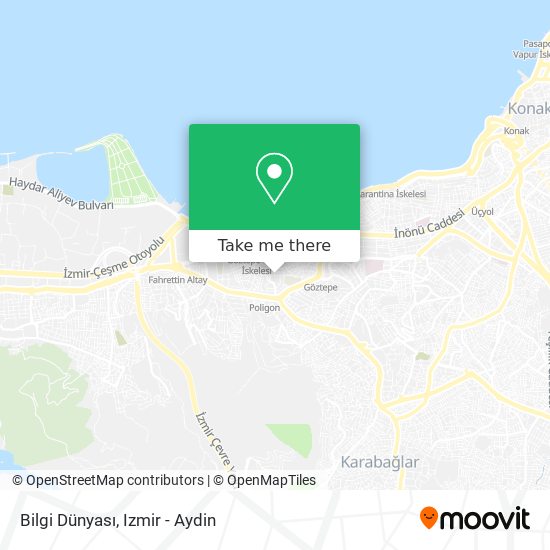 Bilgi Dünyası map