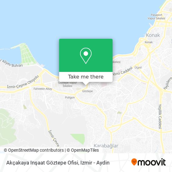 Akçakaya Inşaat Göztepe Ofisi map