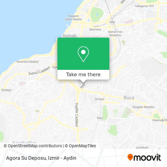 Agora Su Deposu map