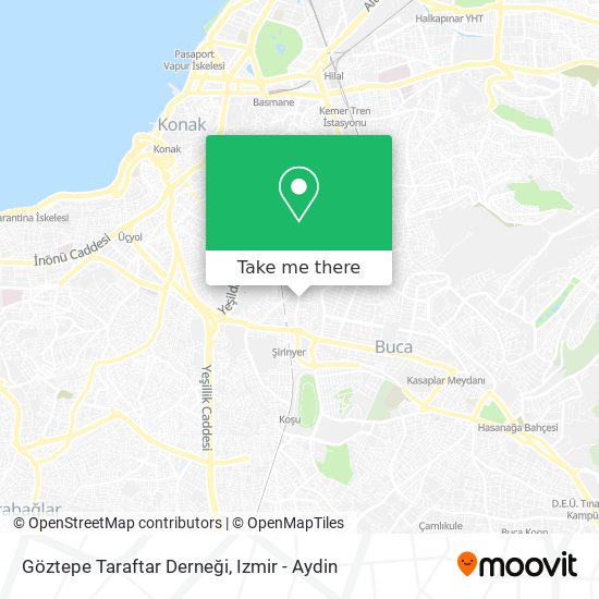 Göztepe Taraftar Derneği map