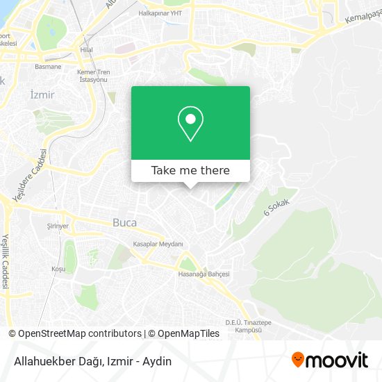 Allahuekber Dağı map
