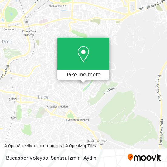 Bucaspor Voleybol Sahası map