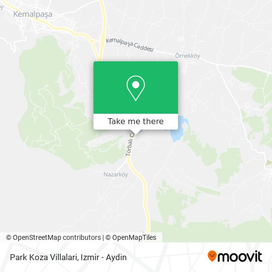 Park Koza Villalari map