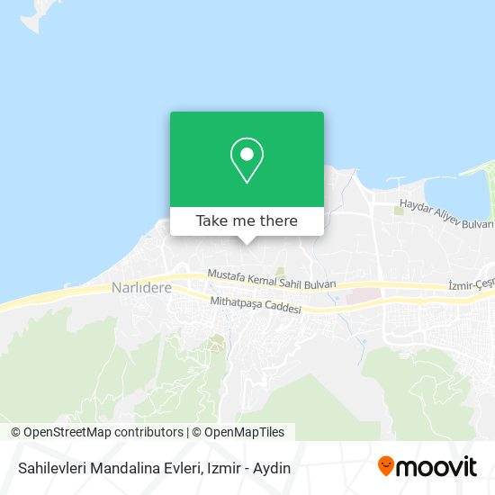 Sahilevleri Mandalina Evleri map
