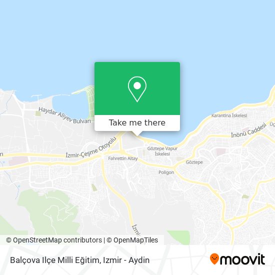 Balçova Ilçe Milli Eğitim map