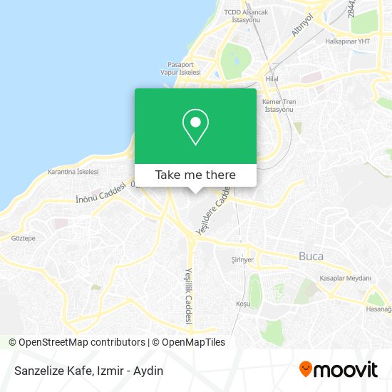 Sanzelize Kafe map