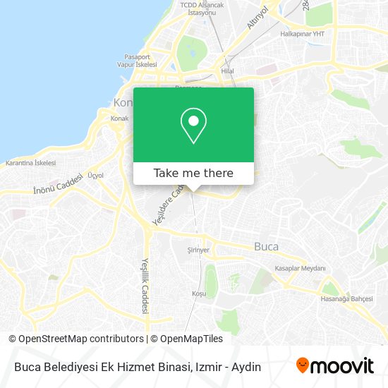 Buca Belediyesi Ek Hizmet Binasi map