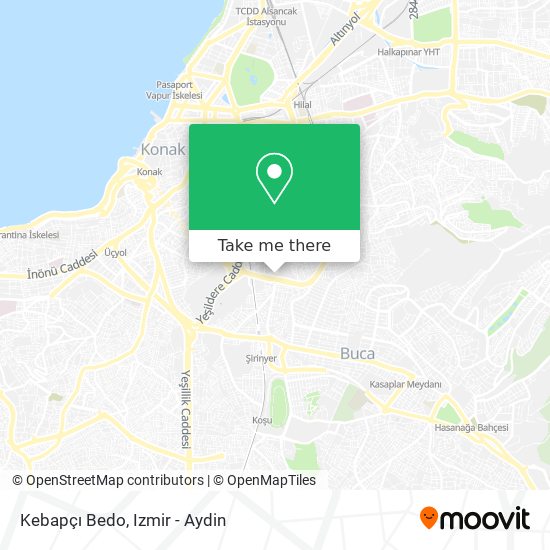 Kebapçı Bedo map