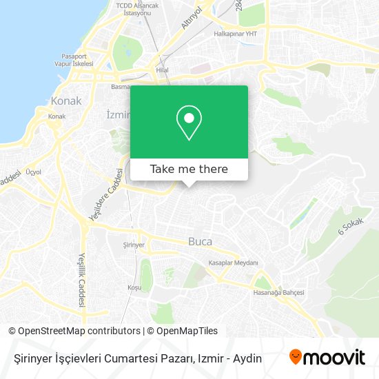 Şirinyer İşçievleri Cumartesi Pazarı map