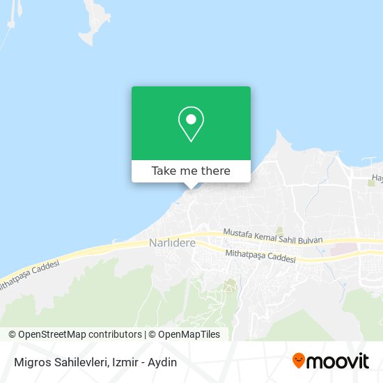 Migros Sahilevleri map
