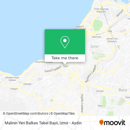 Malinin Yeri Balkes Tekel Bayii map