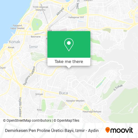 Demirkesen Pen Proline Üretici Bayii map