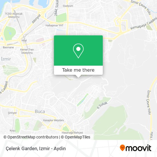 Çelenk Garden map