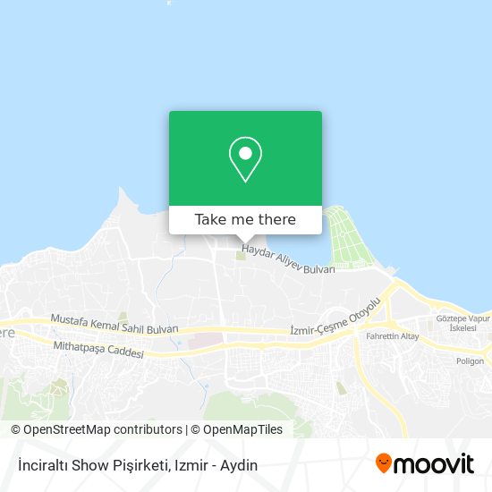 İnciraltı Show Pişirketi map