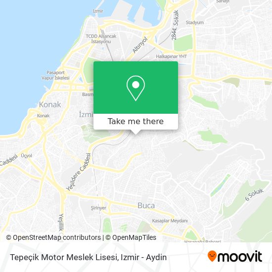 Tepeçik Motor Meslek Lisesi map