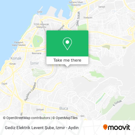 Gediz Elektrik Levent Şube map