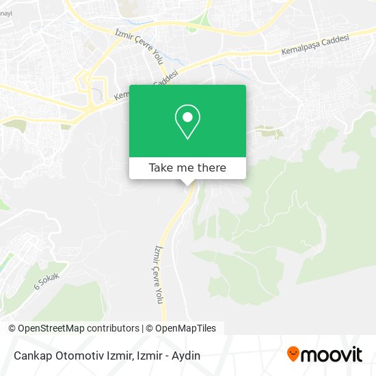 Cankap Otomotiv Izmir map