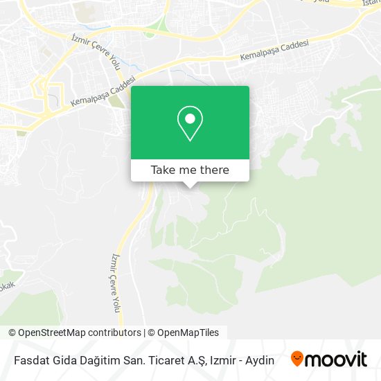 Fasdat Gida Dağitim San. Ticaret A.Ş map