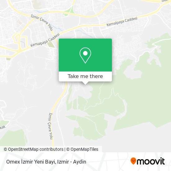 Omex İzmir Yeni Bayi map