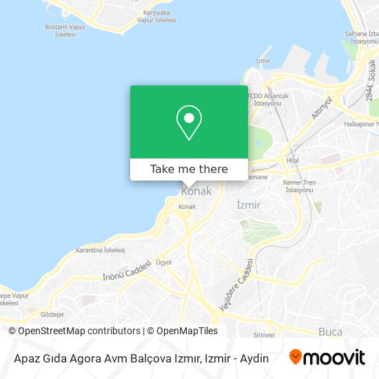 Apaz Gıda Agora Avm Balçova Izmır map