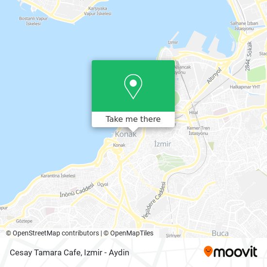 Cesay Tamara Cafe map