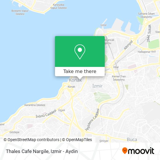 Thales Cafe Nargile map