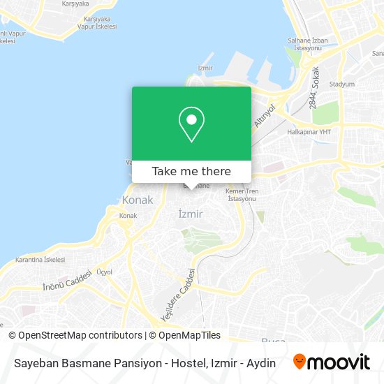 Sayeban Basmane Pansiyon - Hostel map