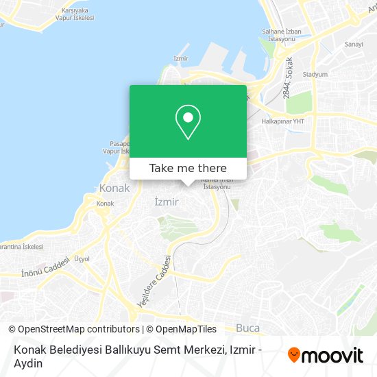 Konak Belediyesi Ballıkuyu Semt Merkezi map