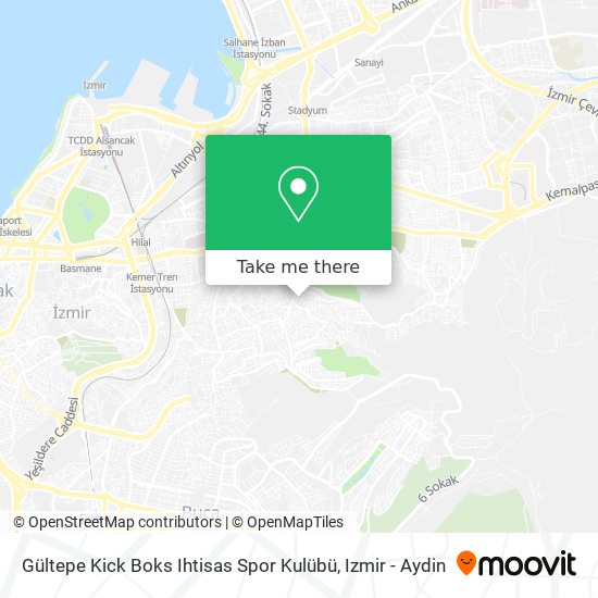 Gültepe Kick Boks Ihtisas Spor Kulübü map