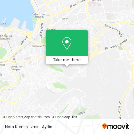 Nota Kumaş map
