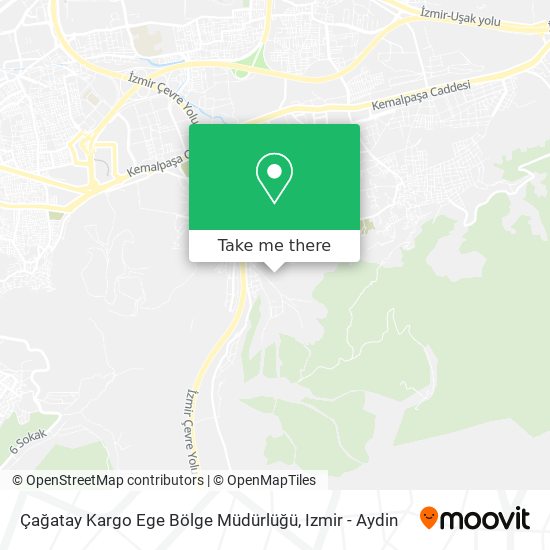 Çağatay Kargo Ege Bölge Müdürlüğü map