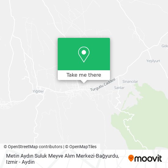 Metin Aydın Suluk Meyve Alım Merkezi-Bağyurdu map