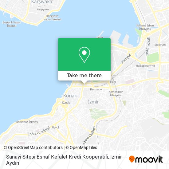 Sanayi Sitesi Esnaf Kefalet Kredi Kooperatifi map