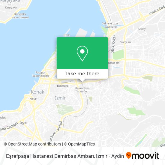 Eşrefpaşa Hastanesi Demirbaş Ambarı map