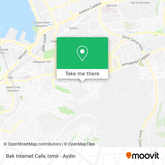 Bek Internet Cafe map