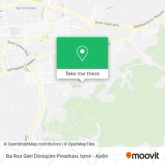 Ba-Ros Geri Dönüşüm Pınarbası map
