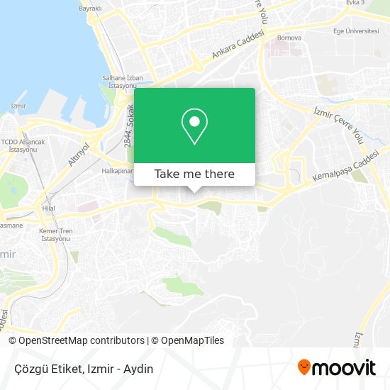 Çözgü Etiket map