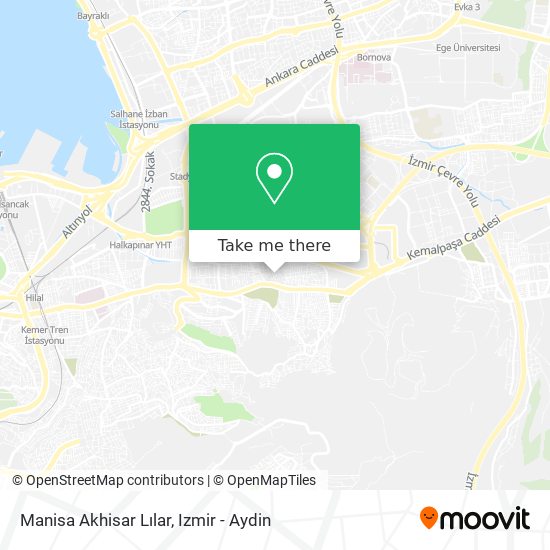 Manisa Akhisar Lılar map