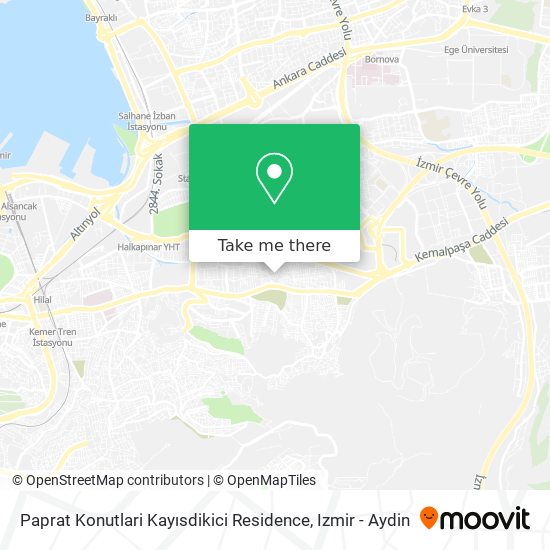 Paprat Konutlari Kayısdikici Residence map
