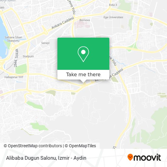Alibaba Dugun Salonu map
