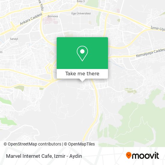 Marvel Internet Cafe map