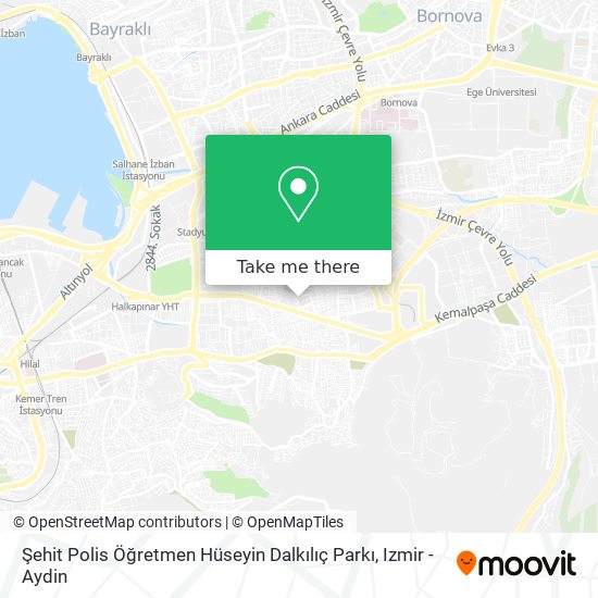 Şehit Polis Öğretmen Hüseyin Dalkılıç Parkı map