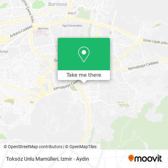 Toksöz Unlu Mamülleri map