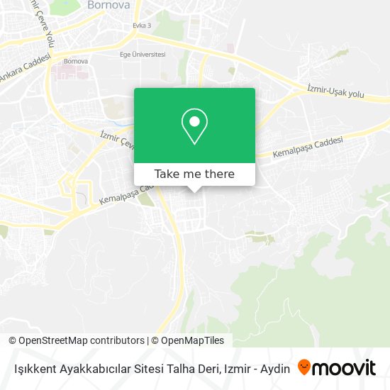 Işıkkent Ayakkabıcılar Sitesi Talha Deri map