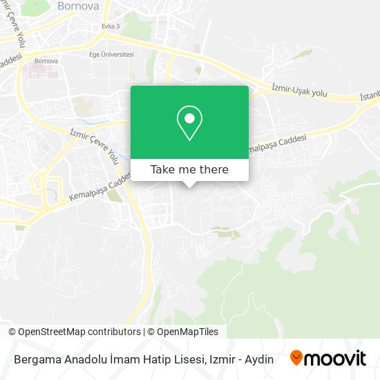 Bergama Anadolu İmam Hatip Lisesi map